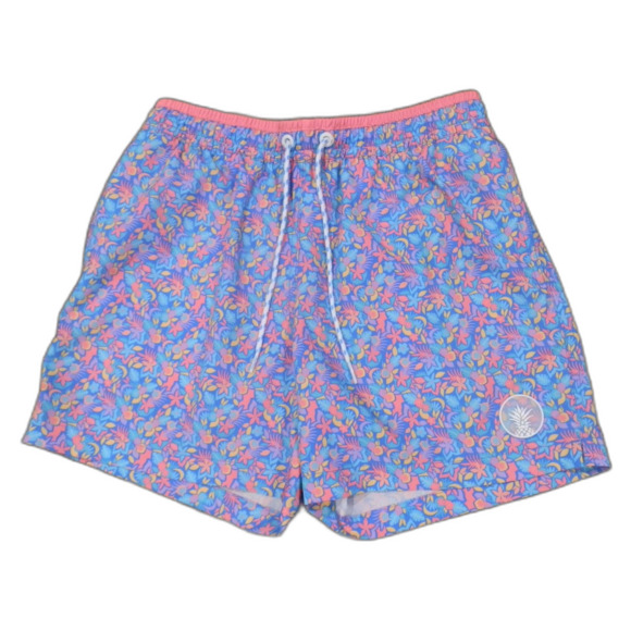 Chubbies Blue Floral Swim Trunks Shorts 5.5 Inch Inseam Men's Size XS - Picture 1 of 2